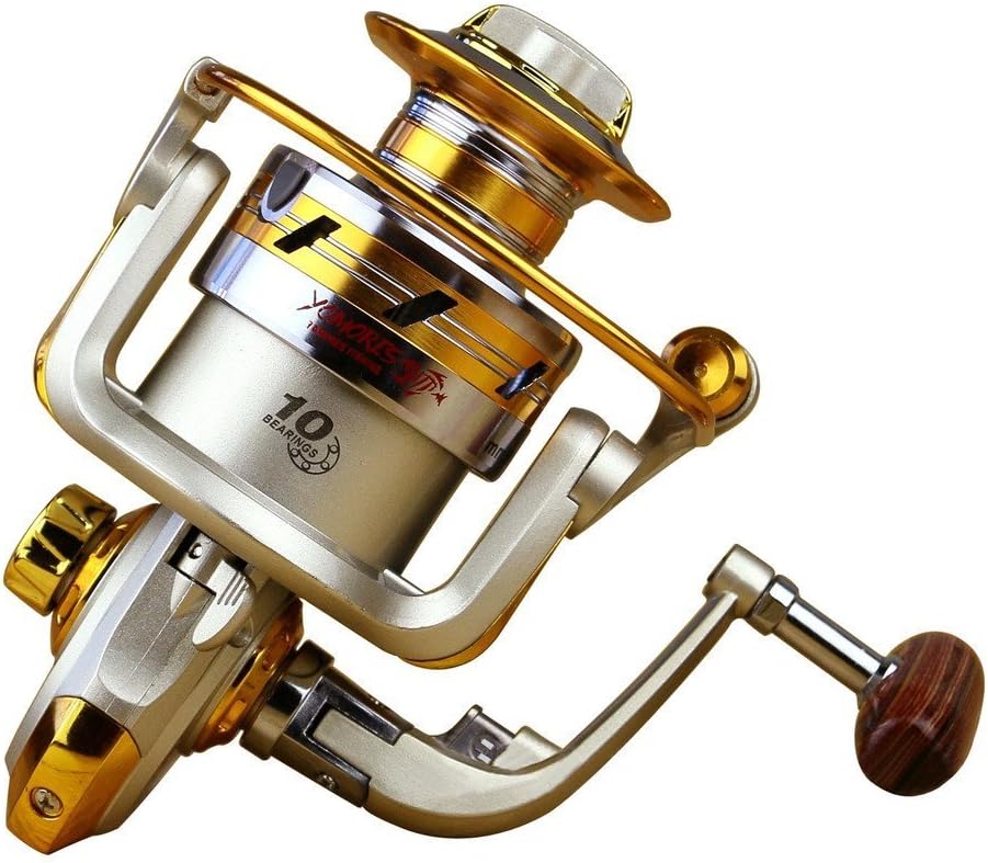 Flyshine Spinning Reel Freshwater/Saltwater Fishing High Performance Open Face Fishing Reel 5.5:1 Gear Ratio