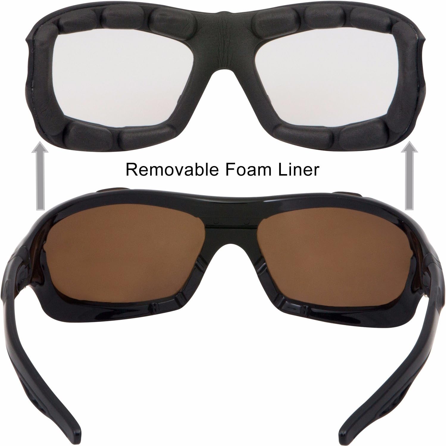 WYND Blocker Polarized Riding Sunglasses Extreme Sports Wrap Motorcycle Glasses - Image 3