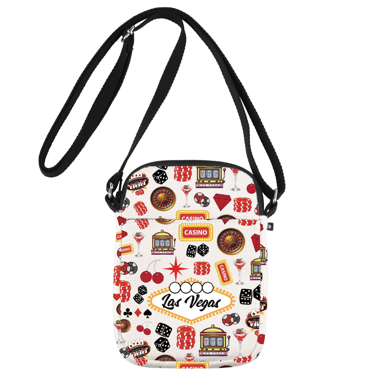 JNIAP Las Vegas Crossbody Bag - Trip Gift, Travel Purse, Themed Gifts, Souvenir Wallet