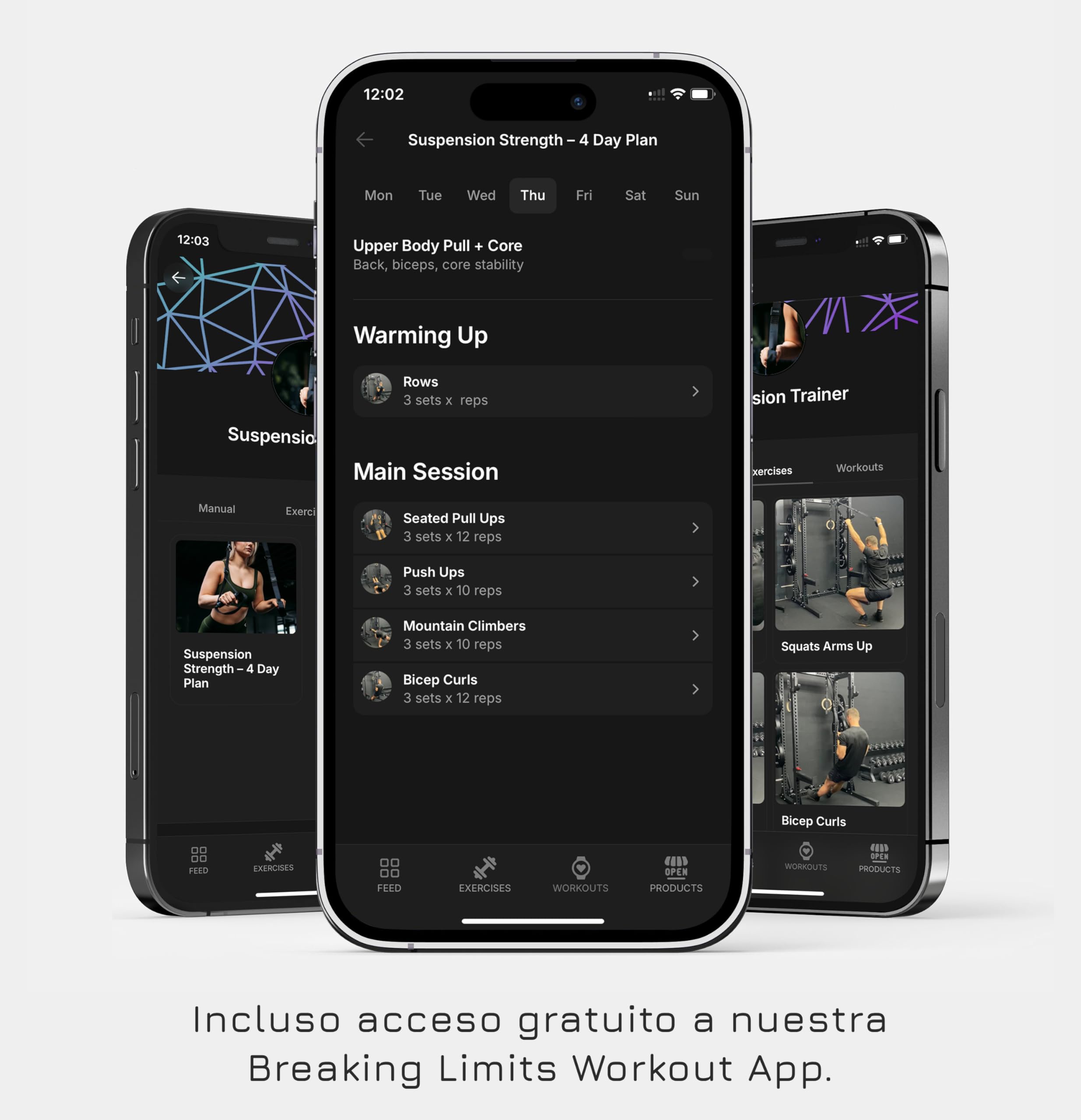 Breaking Limits Entrenamiento en Casa Kit - Suspensión con Anclaje para Puerta - Gimnasio Ejercicio en Casa