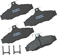 Vista 150 de Pastillas de freno traseras cerámicas Bendix Premium SBC1337 para Cadillac CTS 2014-2008, SRX 2016-2010, Chevrolet Camaro 2015-2010, Saab 9-4X 2011