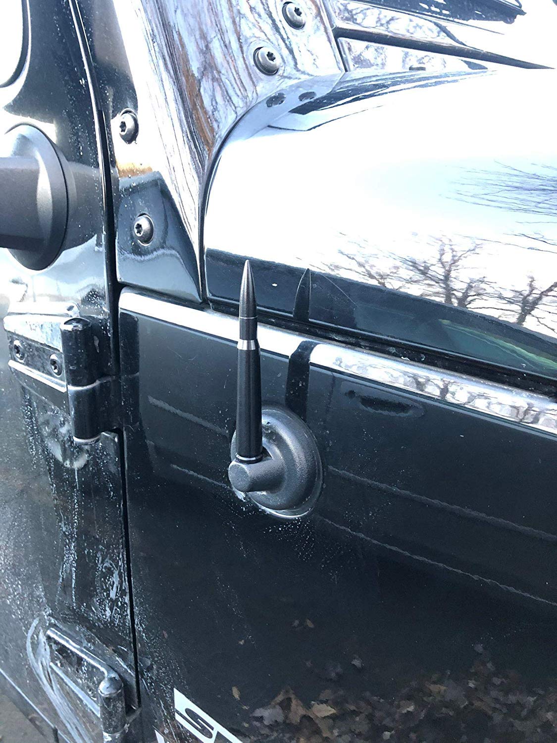 Bullet Style 0.5 Cal Antenna Mast for Jeep JK Wrangler 2007-2021