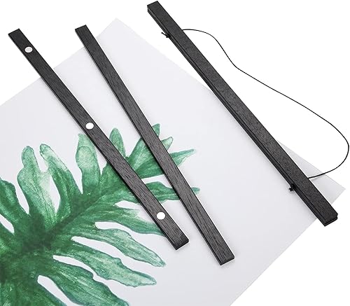 Miniatura 8 de WITCOLOR Marco magnético para póster de madera, imanes extra fuertes, colgador magnético para arte de pared, imágenes, impresiones, mapas, lienzo,