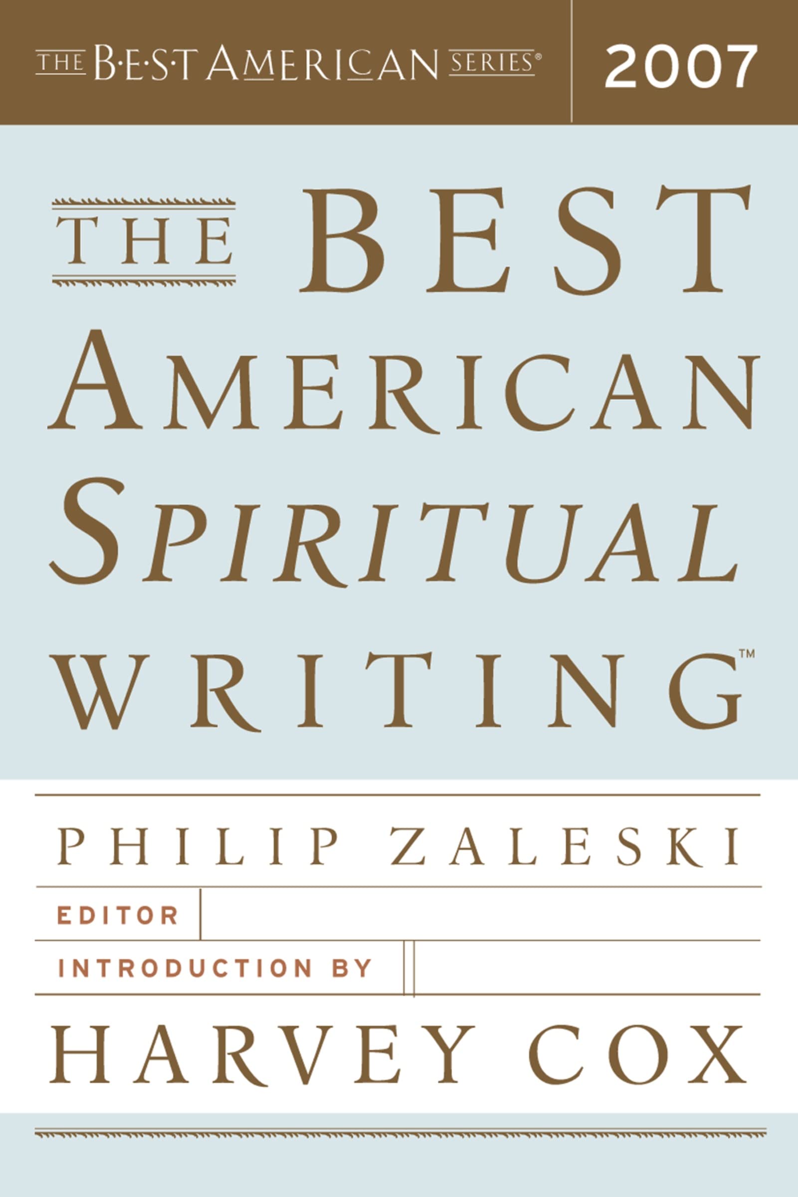 The Best American Spiritual Writing 2007