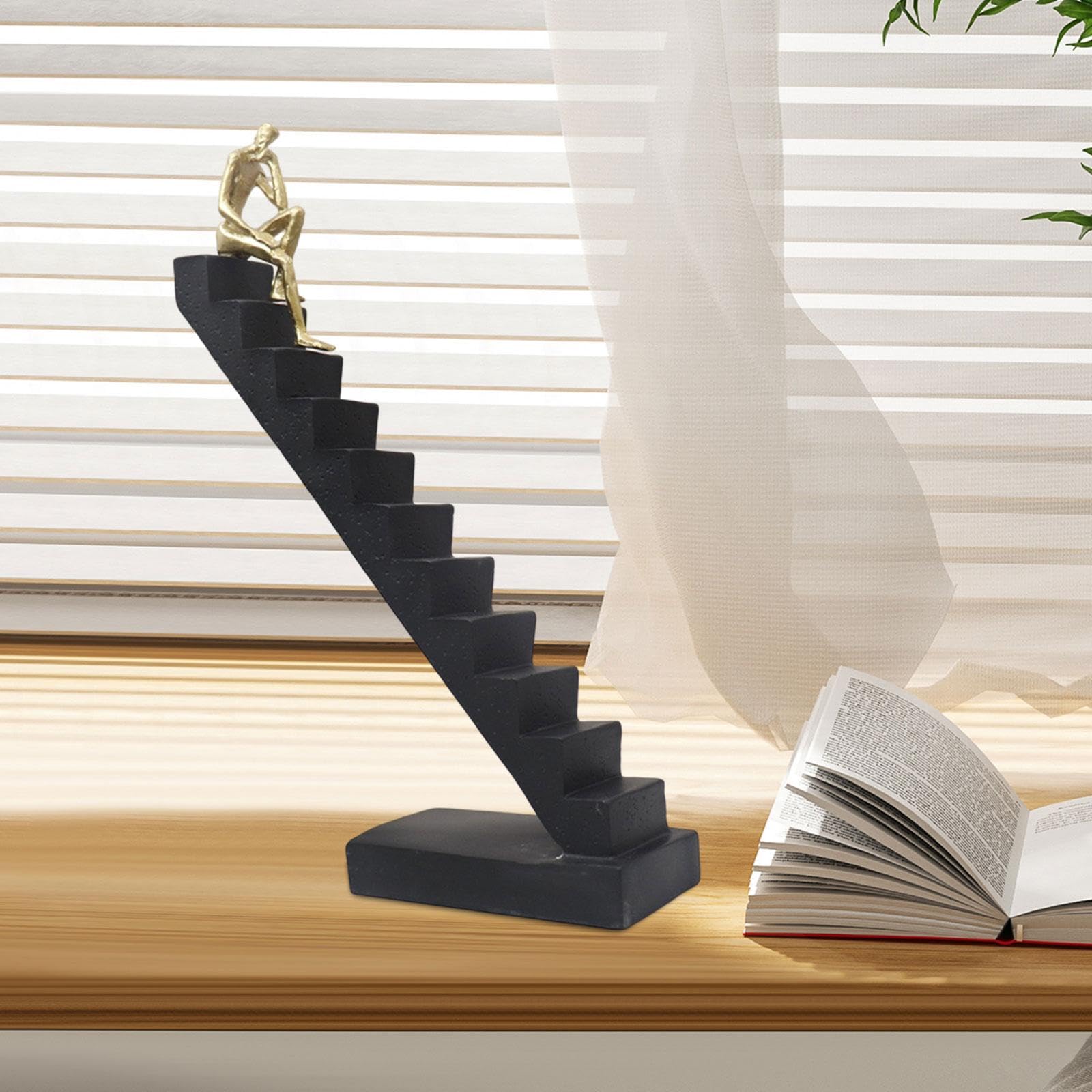 Escultura De Escalera De Resina Carácter Abstracto,Estilo C