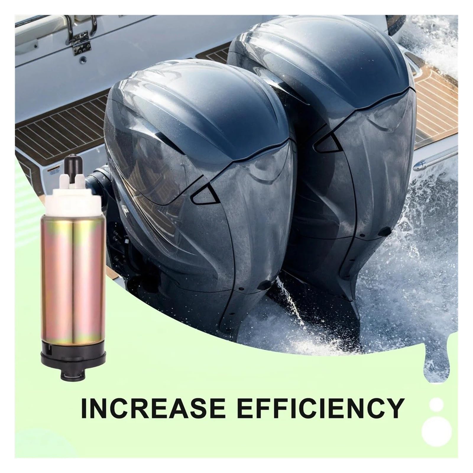 Bomba Combustible Repuesto Motores Para Mercury Para Marine Mercruiser 4 Tiempos 20 25 30 40 50 Y 60 HP. Sustituye 892267A51 Motocicleta Fuel Pump