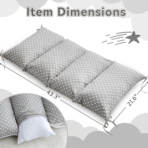Miniatura 5 de Cojín para arco de escalada, almohada mecedora para niños pequeños que escalan arco, almohada y funda para asientos de tumbona, cojín de suelo para