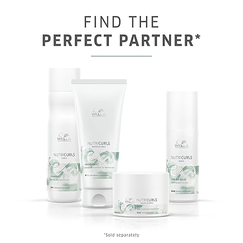 Miniatura 7 de WELLA PROFESSIONALS Máscara Nutricurls para ondas y rizos nutren definir el cabello ondulado y rizado