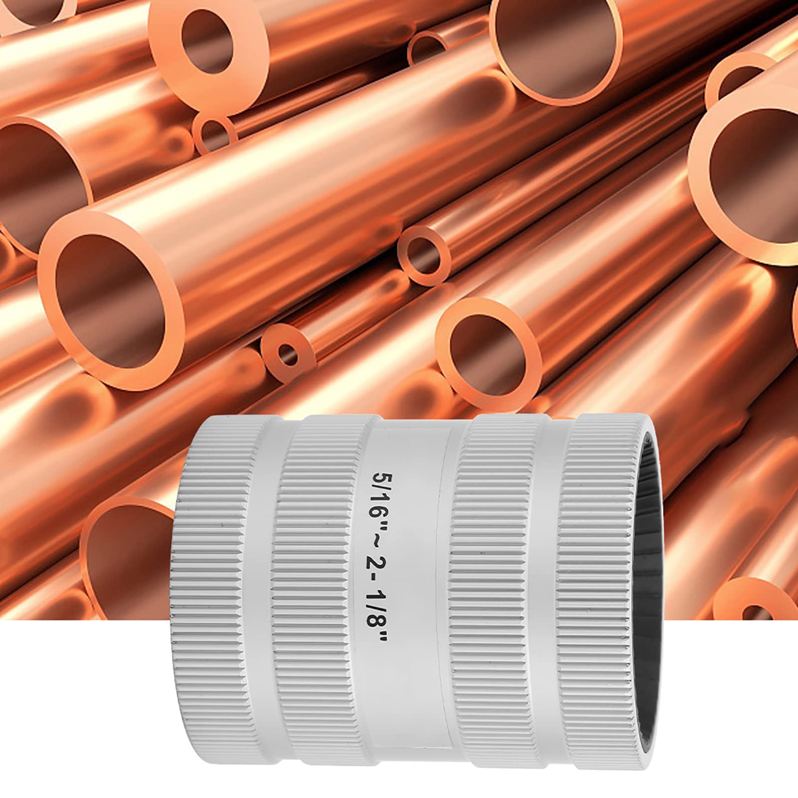 Pipe Reamer, Stainless Steel Robust Tube Deburr Chamfer, 6-54mm Tube Remove Burr Tool, Inside and outside chamferer, for Internal and External Trimming, Chamfering