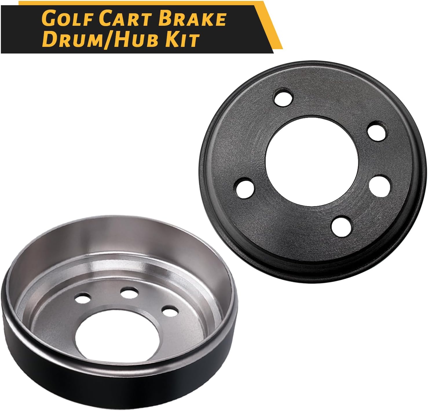 Golf Cart Brake Drum/Hub Kit, Applicable to Yamaha G1, G22, G29 1978-Up Gas or Electric Golf Cart, OEM#JW8-G6521-00-00