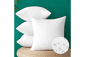 MIULEE 20x20 Inch Outdoor Pillow Inserts: Enhance Your Outdoor Haven
