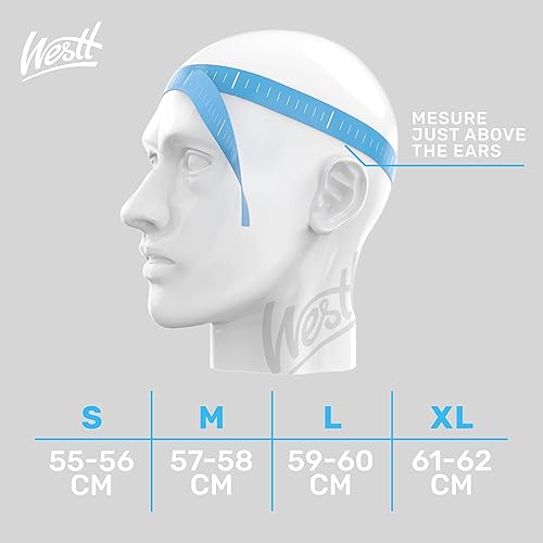 Miniatura 7 de Westt Casco modular de motocicleta para adultos, casco de moto ATV con doble visera para hombres y mujeres, casco de motocicleta abatible, aprobado