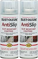 Vista 2 de Rust-Oleum 271455 Spray Antideslizante Antióxido, 12 onzas, Transparente
