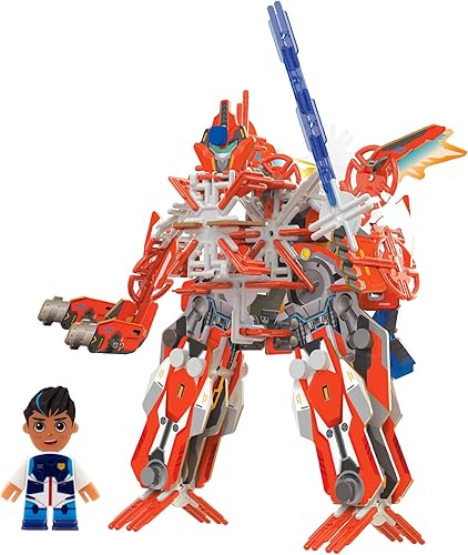 Robot | Modelo de acción Robot Mech | Construye tu propio juguete, juegos de construcción STEM para niños, niñas y niños de 6 a 10 años en adelante
