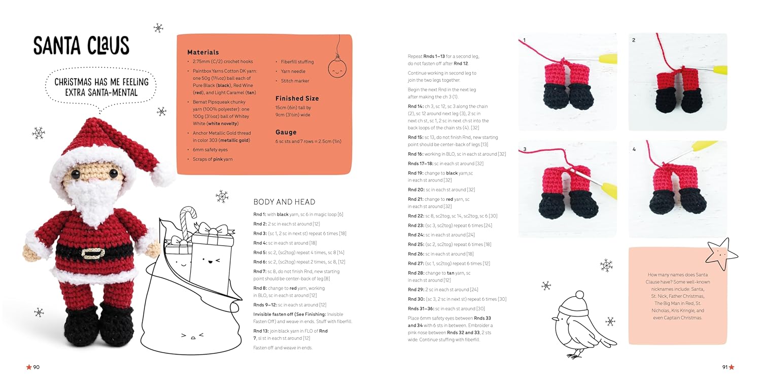 Kawaii Crochet Christmas: 40 super cute amigurumi patterns for the festive season - Image 8