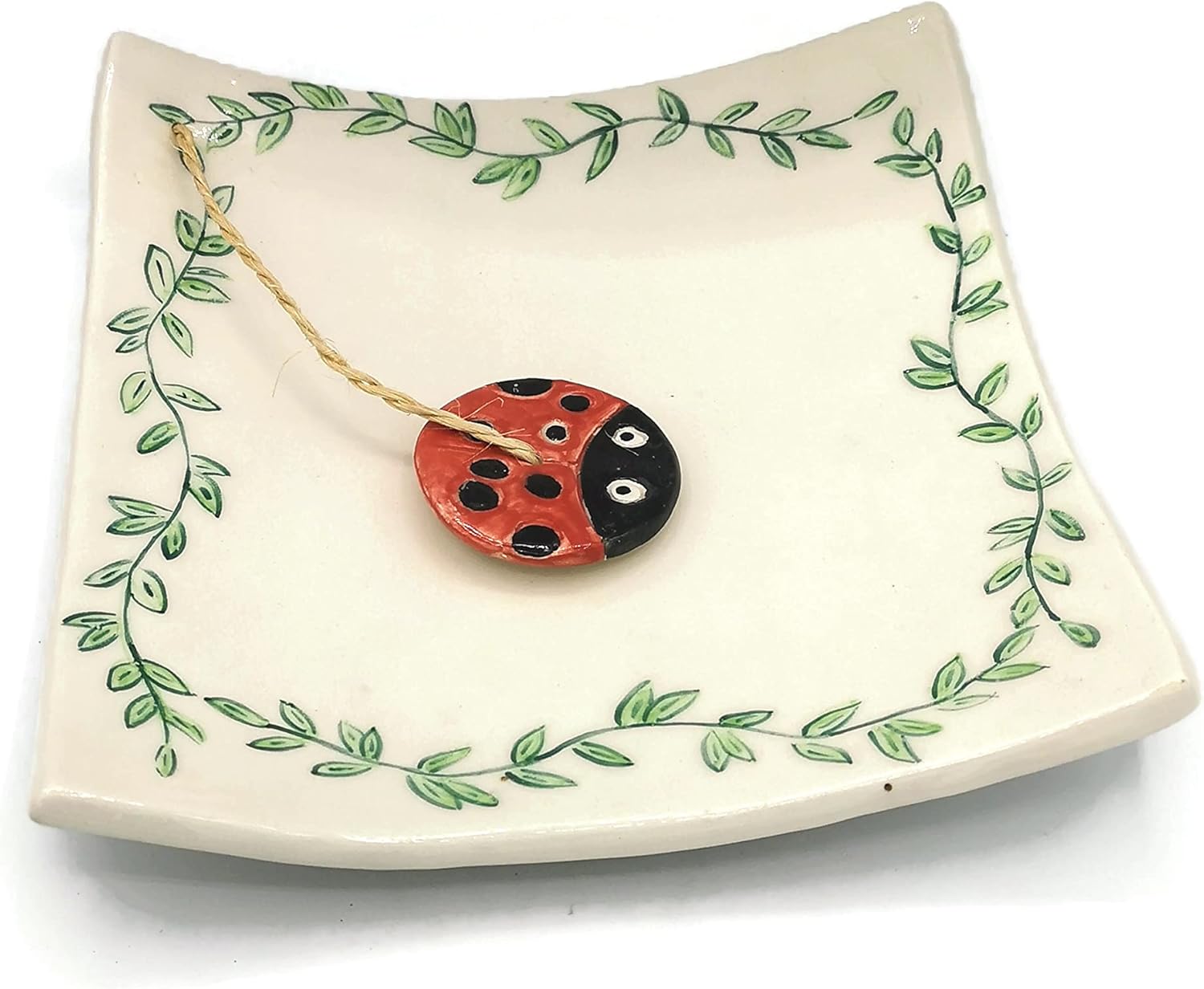 Ladybug Napkin Holder, Handmade Decorative Napkin Holder, Spring Home Decor