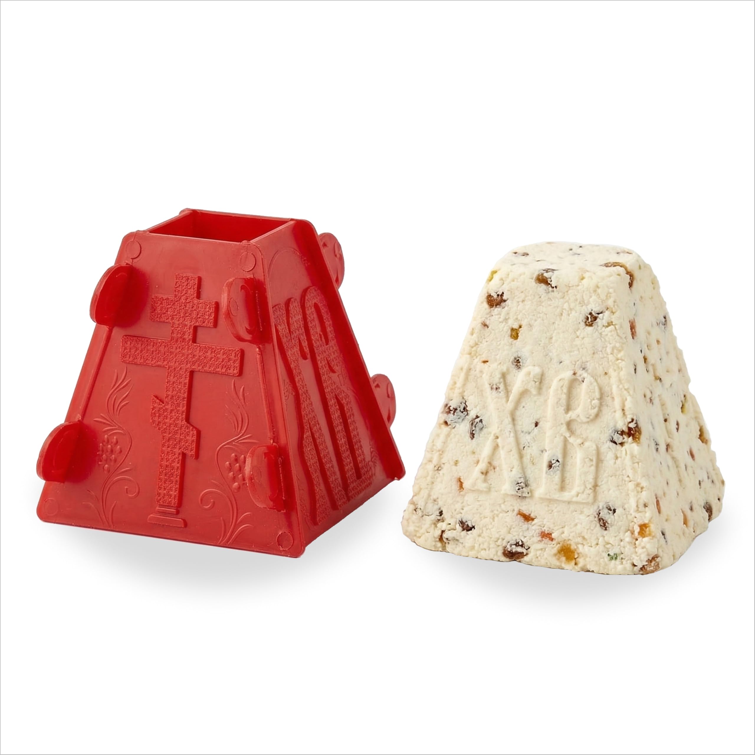 Moule à gâteau de Pâques russe Kulich en plastique traditionnel pour forme pashka de 15cm