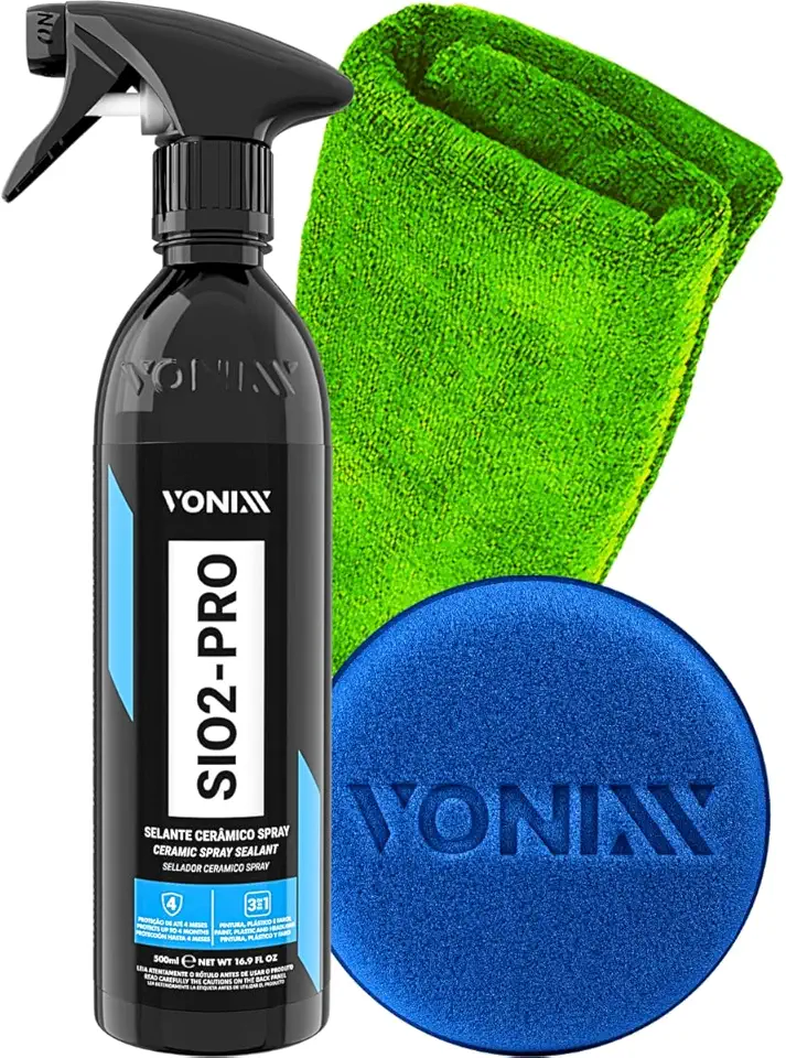 Manutenção Vitrificador Diminui Risco SiO2-Pro 500ml Vonixx