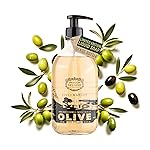 Panier des Sens - Liquid Hand Soap Limited Edition - French Hand Wash with Olive Oil - Marseille Moisturizing Liquid Soap - Refillable Kitchen & Bathroom Soap - 98% Natural - Glass Bottle 16.9 Floz