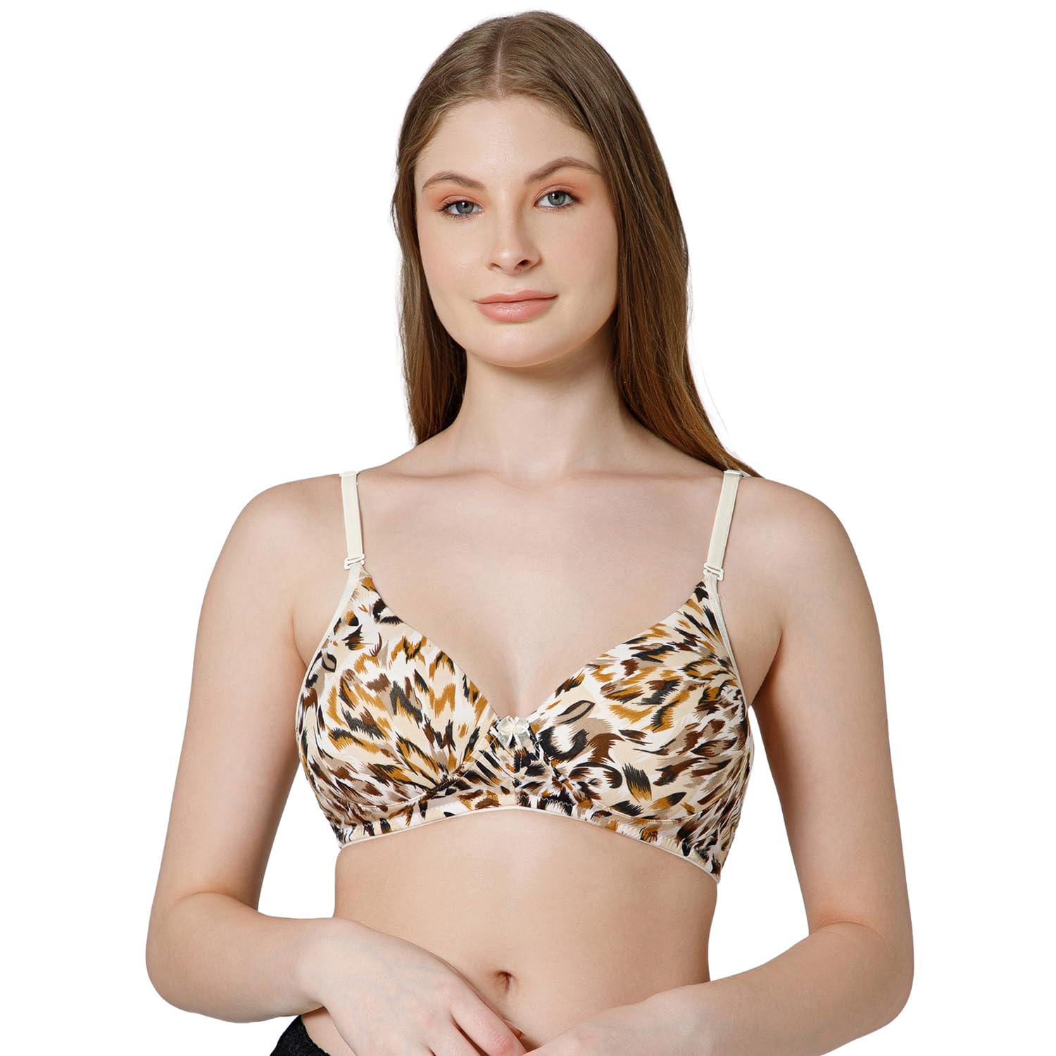 bodycare Women Lightweight Padded Bra|Soft Spandex Fabric |Removable & Transparent Straps|6564-picture-29