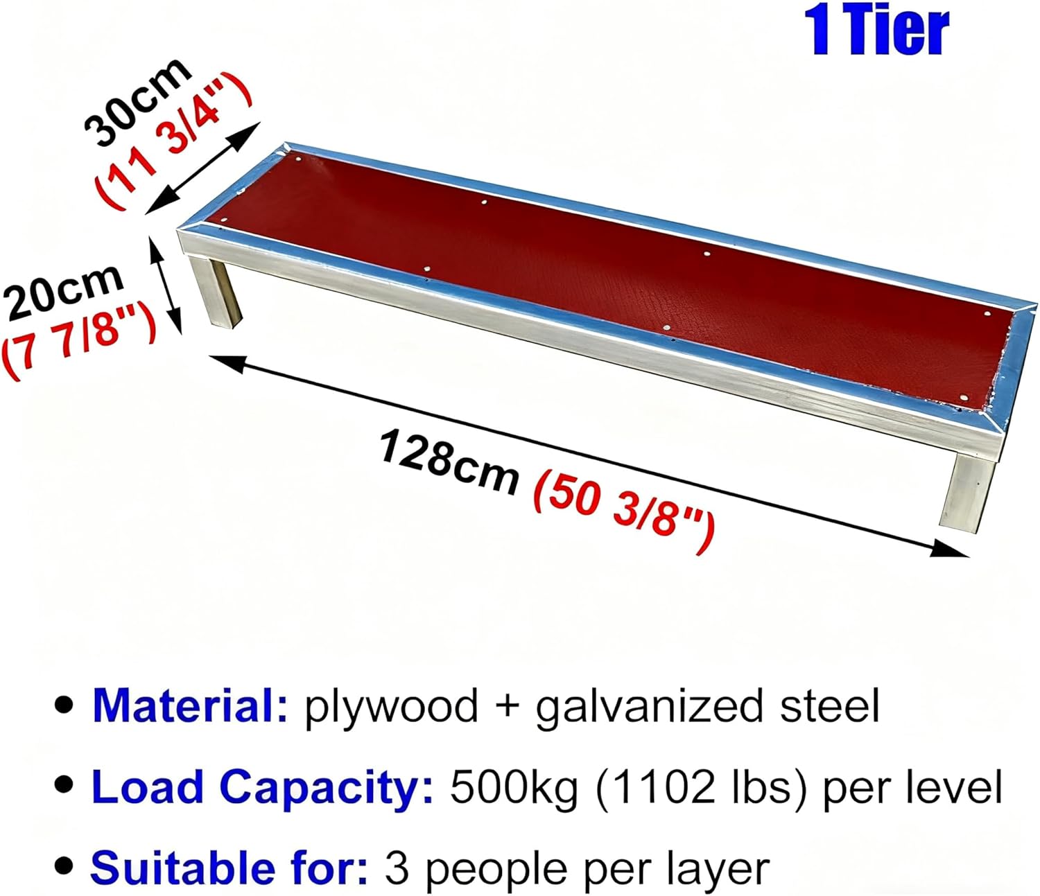 Portable 3-Level Choir Risers - Sturdy Adjustable Singing Steps for Classroom & Church, Tiered Platform for Group Photos, Lectern & Events, Durable Choral Staircase Stand
