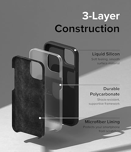 Miniatura 7 de Ringke Funda de silicona compatible con iPhone 14 Plus de 6.7 pulgadas, funda de silicona suave de alta calidad, delgada, ligera, a prueba de