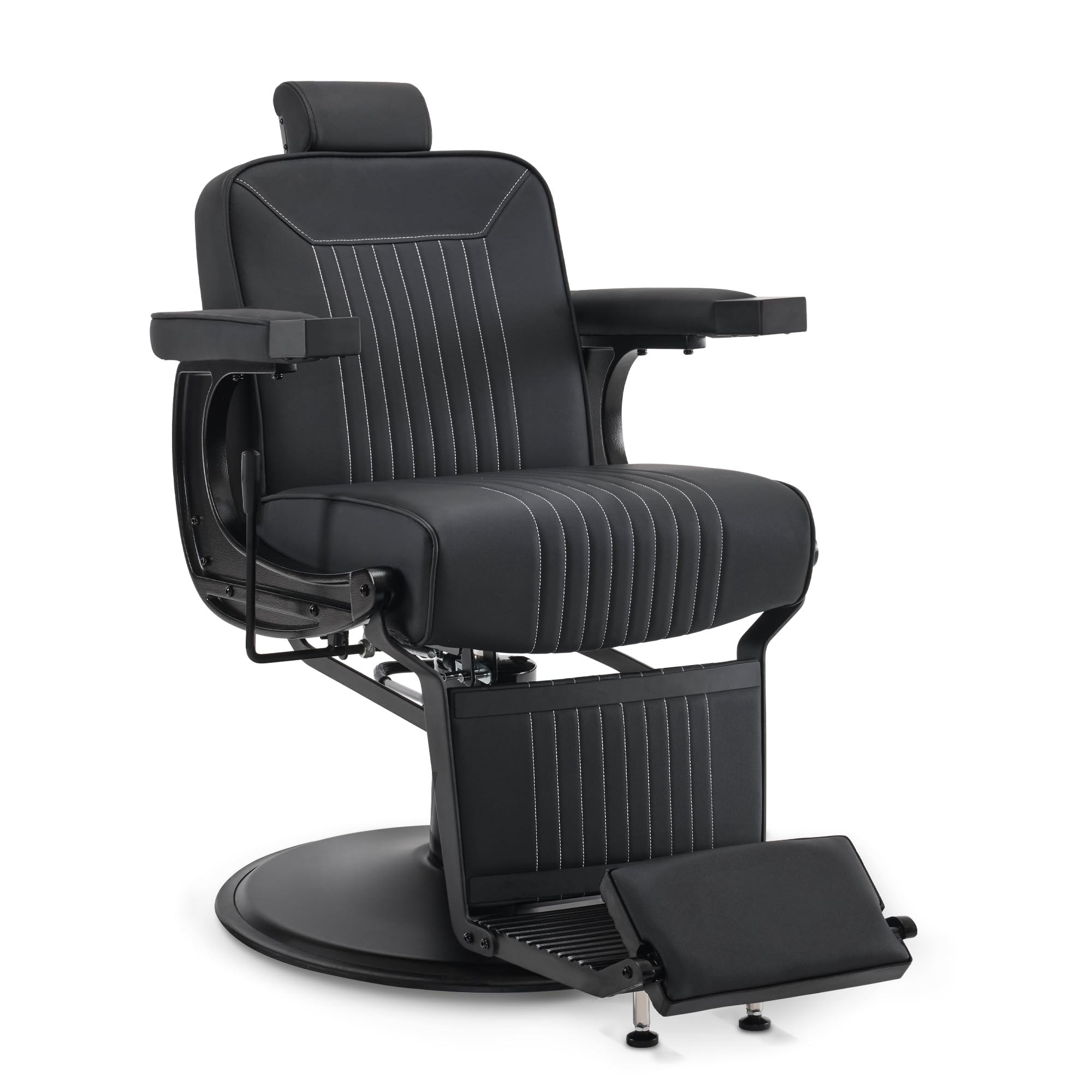 Barberpub Sedia da parrucchiere 3822 (nero)