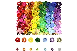 Assorted Sizes Resin Buttons for Crafts