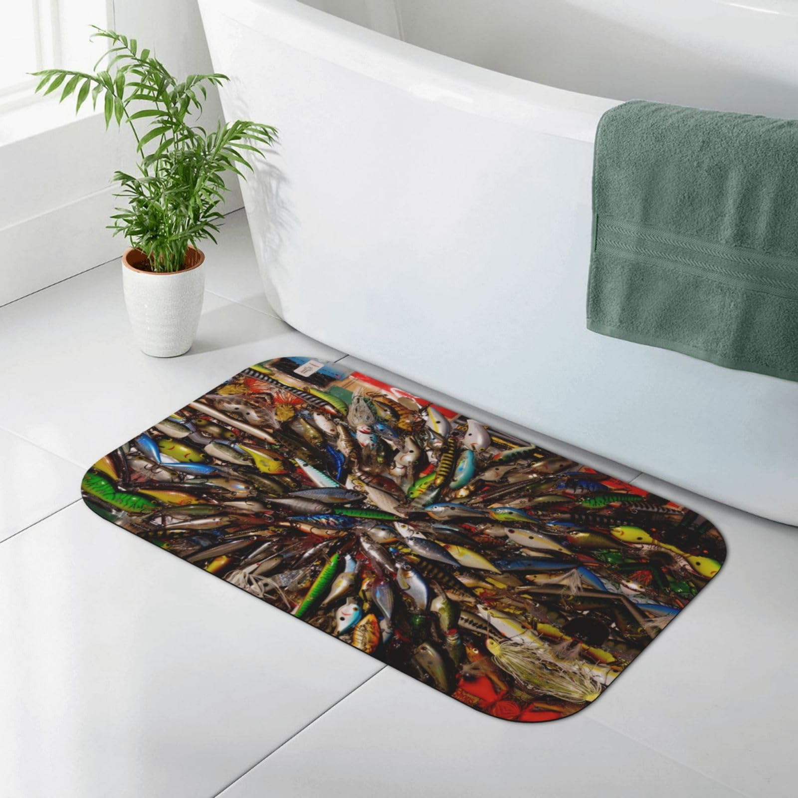 Alfombrilla de ducha de tierra de diatomeas 19.7x31.5 tapete suave antideslizante