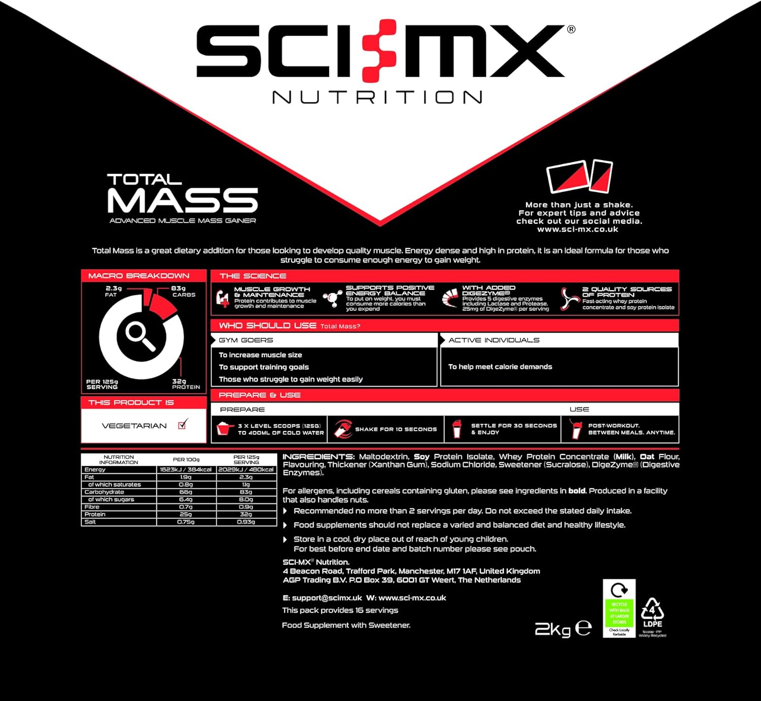 SCI-MX Total Mass Review: Weight Gain for Hardgainers