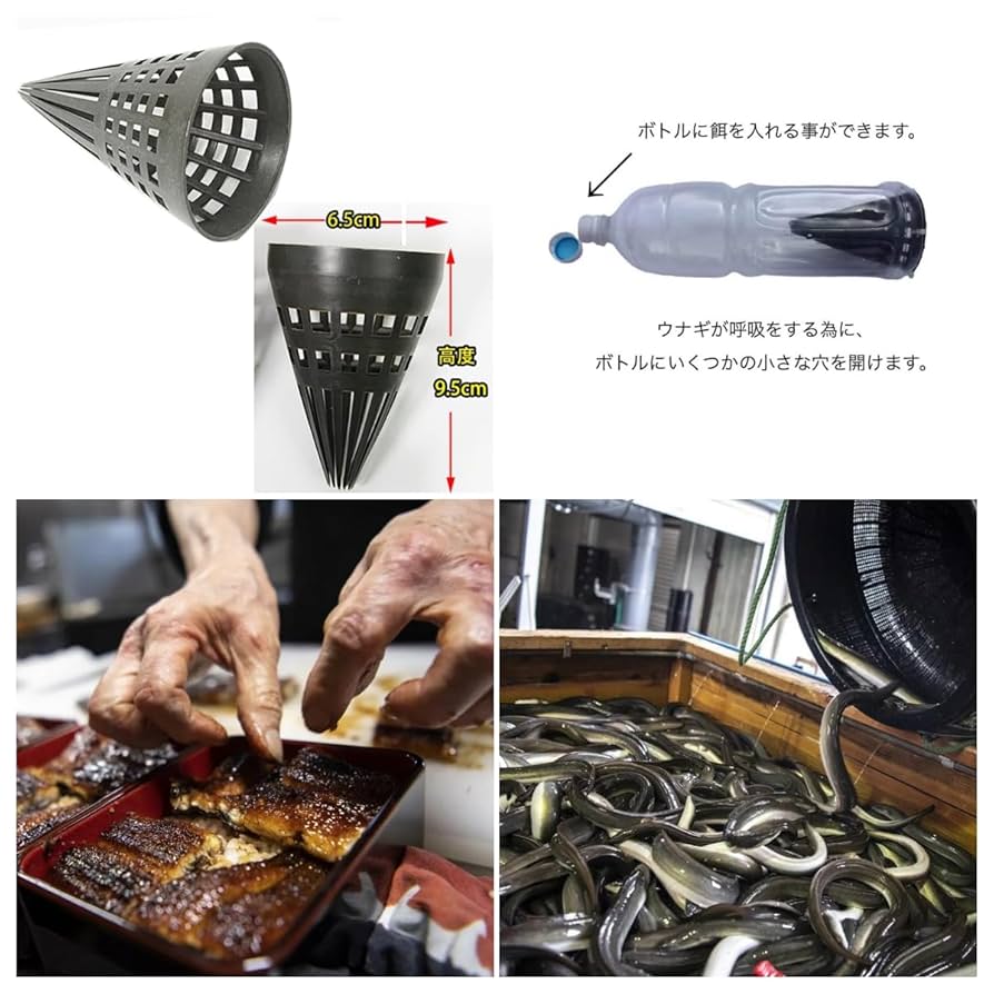 Amazon | ウナギ もんどり仕掛け 仕掛け アナゴ 捕獲 カゴ 罠