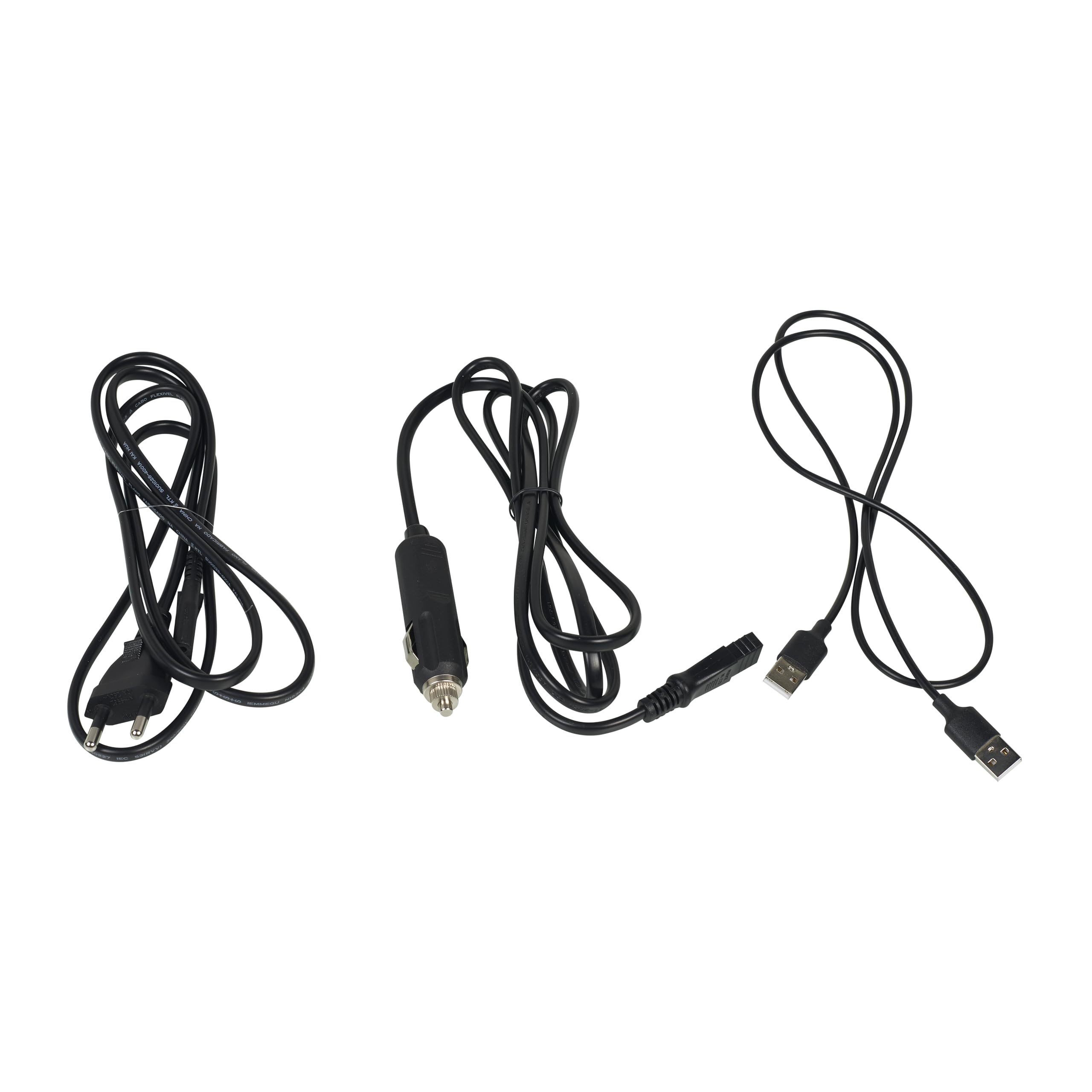 Campart Frigorifero elettrico Arendal - 29 L - 2 scomparti con divisorio rimovibile - Adatto per bottiglie da 2 L - Porta USB - Accendisigari e presa di corrente - Raffredda o mantiene caldo - CB-8630