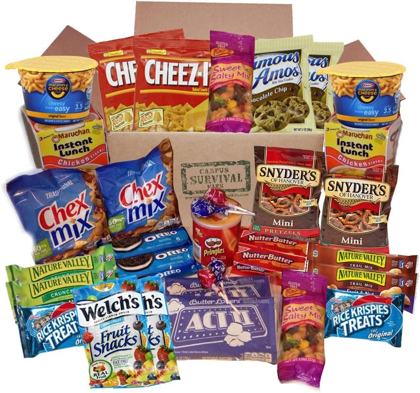 Snacks in a Box Care Package - 33 count