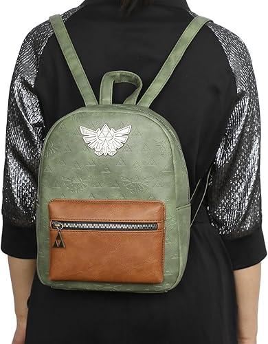 Miniatura 7 de Zelda - Mini mochila para videojuegos color verde y marrón