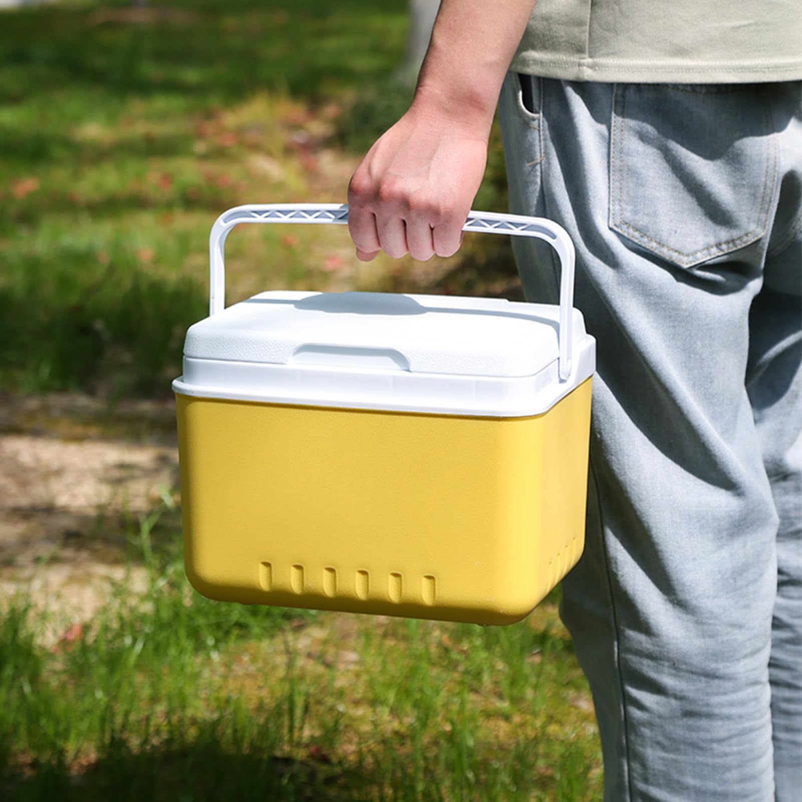 Caja Frigorífica Aislante - Portátil Térmica para Camping con Aislamiento Térmico | de Viaje Impermeable y Duradera para Senderismo Picnic Barbacoa Pesca, Accesorios de Conservación Fría