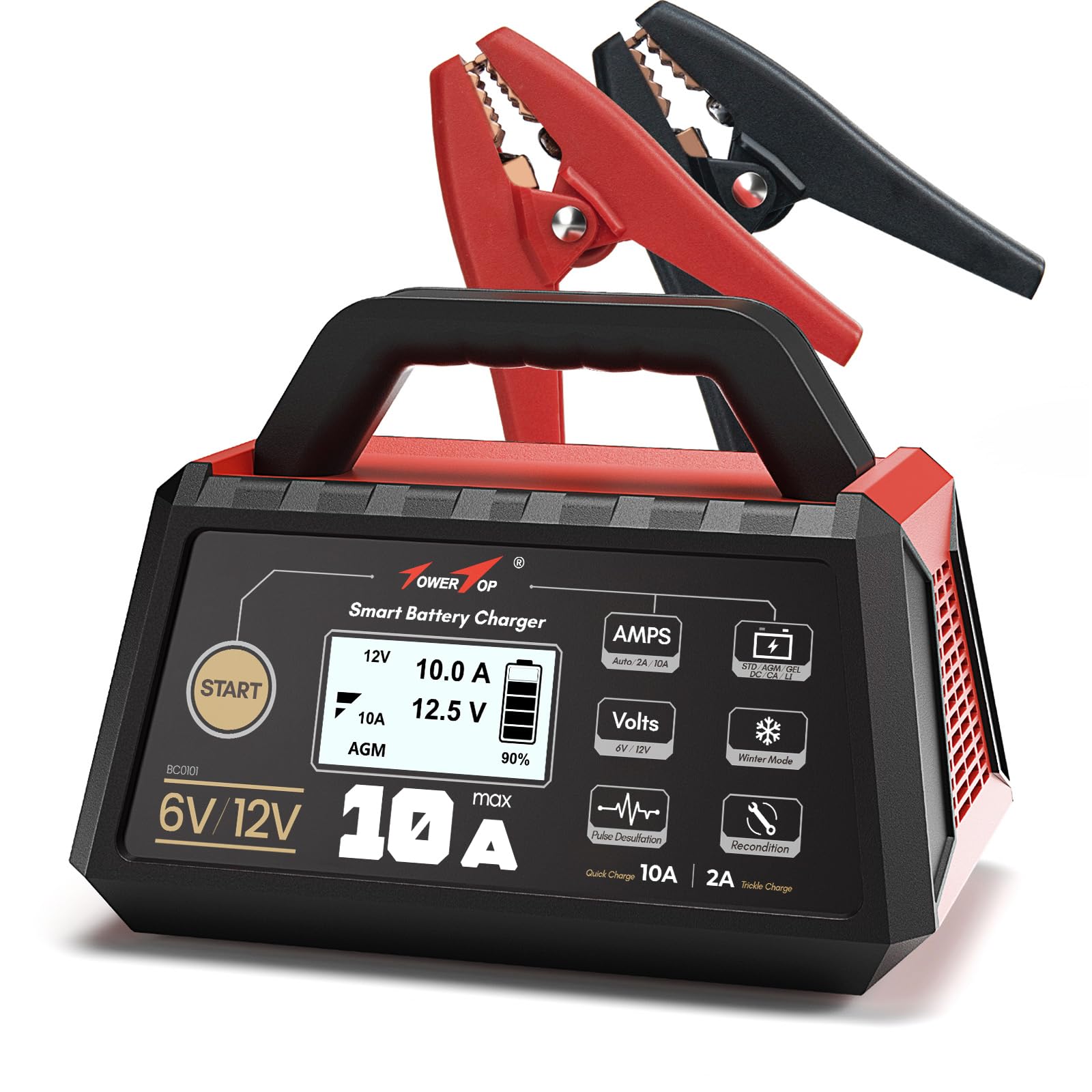 TowerTop Smart Car Battery Charger