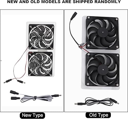 Miniatura 7 de Kit de ventilador de panel solar de 100 W, ventilador solar portátil solar con cable para gallinero, invernadero, cobertizo para mascotas