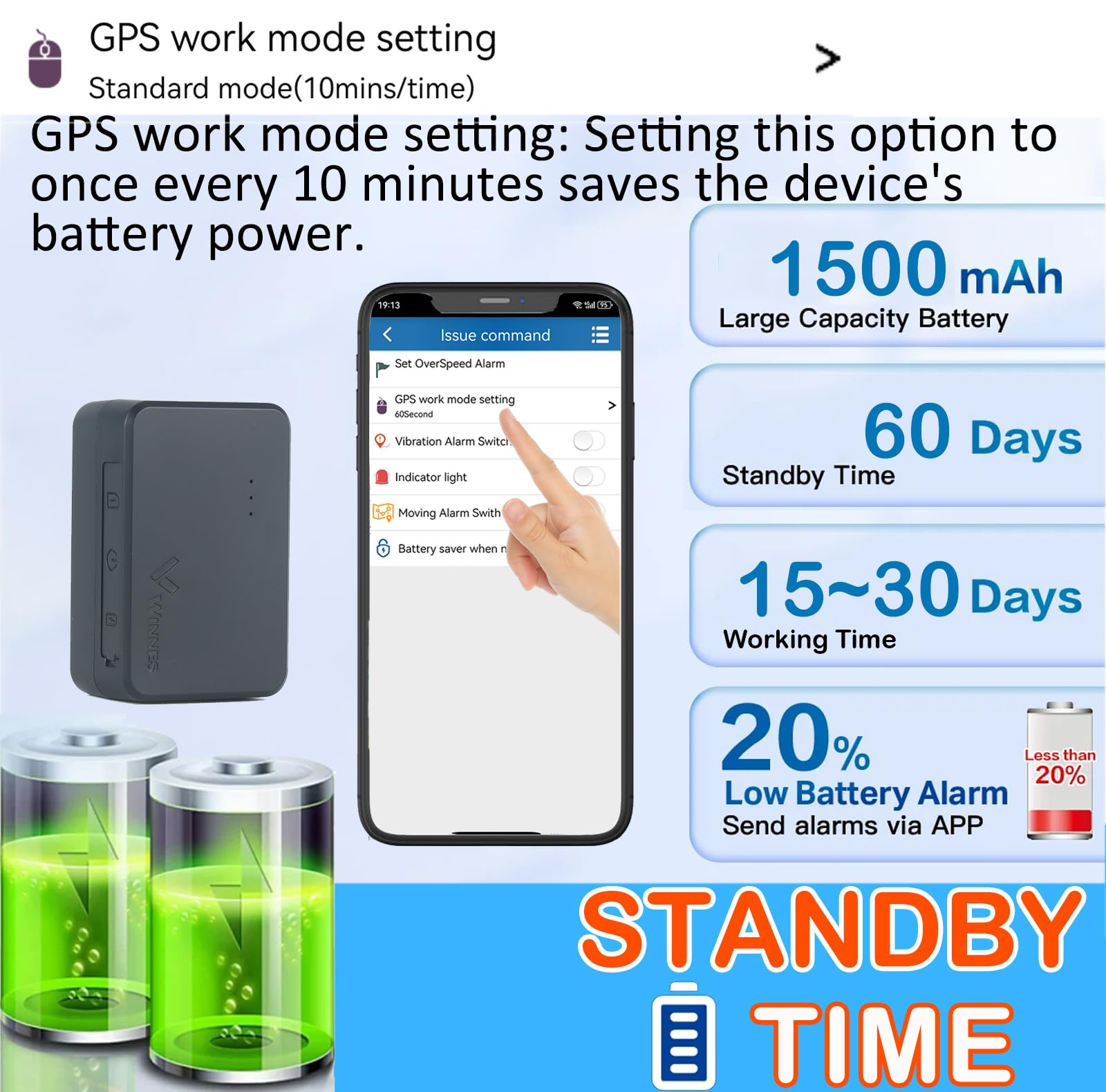 Micro Localizzatore GPS Tracker per Auto Moto Bambini Nessuna SIM 60 Giorni di Standby APP Allarme Antifurto Tracciamento Globale in Tempo Reale GPS Tracker Nascosto Taiettoria storica Magnete