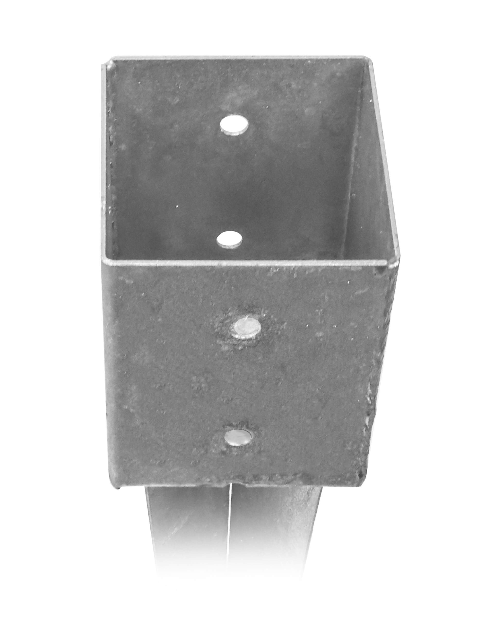 Wovar Portapalo con Cuneo 10 cm - Acciaio Zincato - Supporto per Pali da 10 x 10 cm - al Pezzo