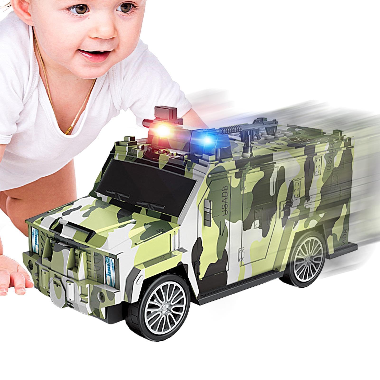 Tirelire camion pour enfant avec code électronique et musique