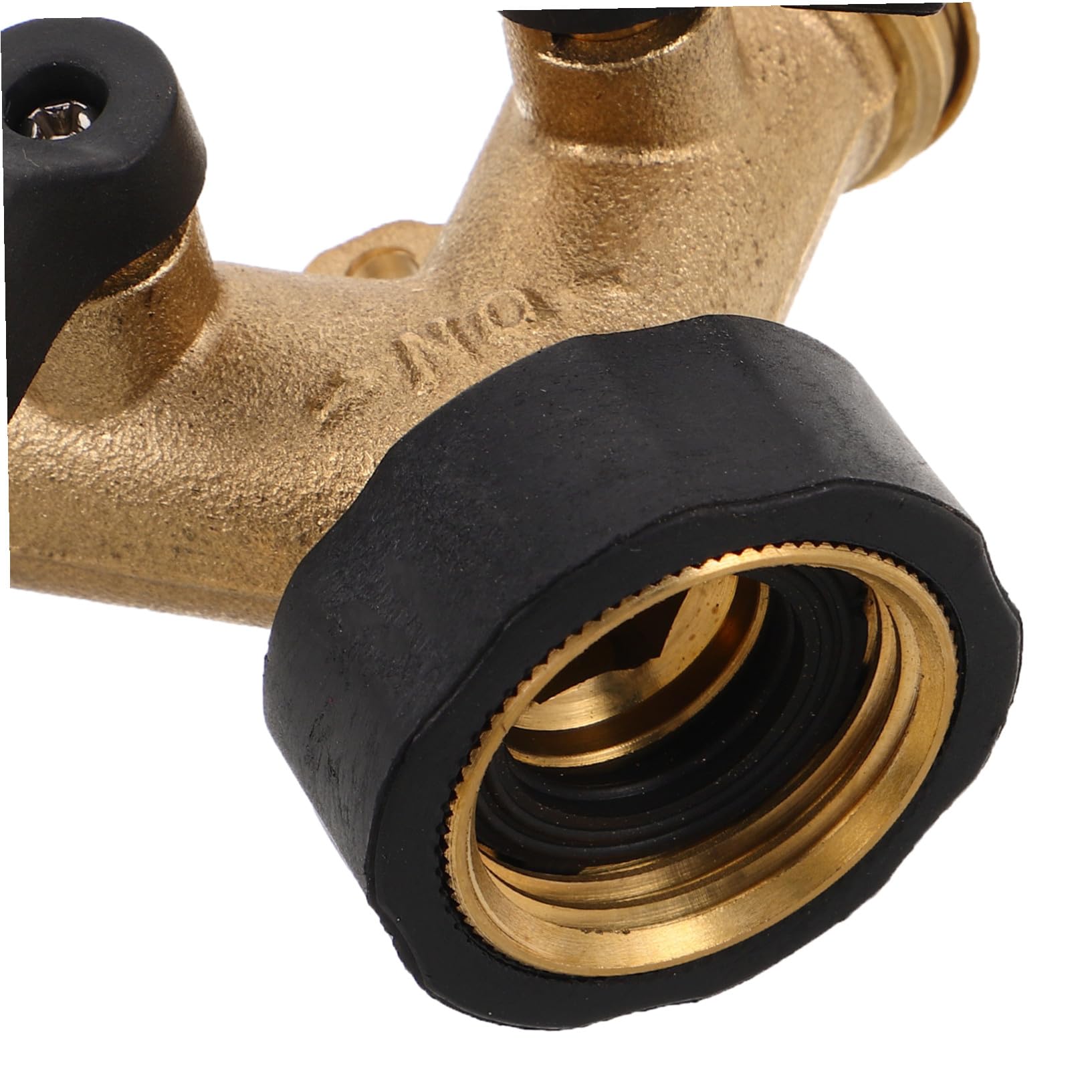 Sdoppiatore per Tubo Flessibile Acqua Deviatore y in Rame Ugello per Giardino Collegamento Rapido Adattatore per Tubo da Giardino Doppio Resistente alle Intemperie Riduce Perdite m