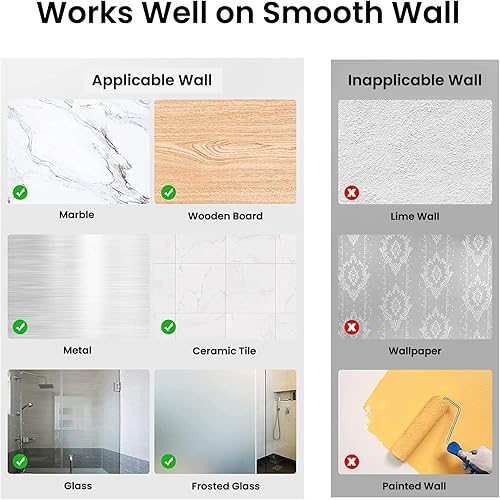 Miniatura 9 de Soporte para cepillos de dientes con perforado montado en la pared para el hogar, baño, dispensador creativo de pasta de dientes totalmente