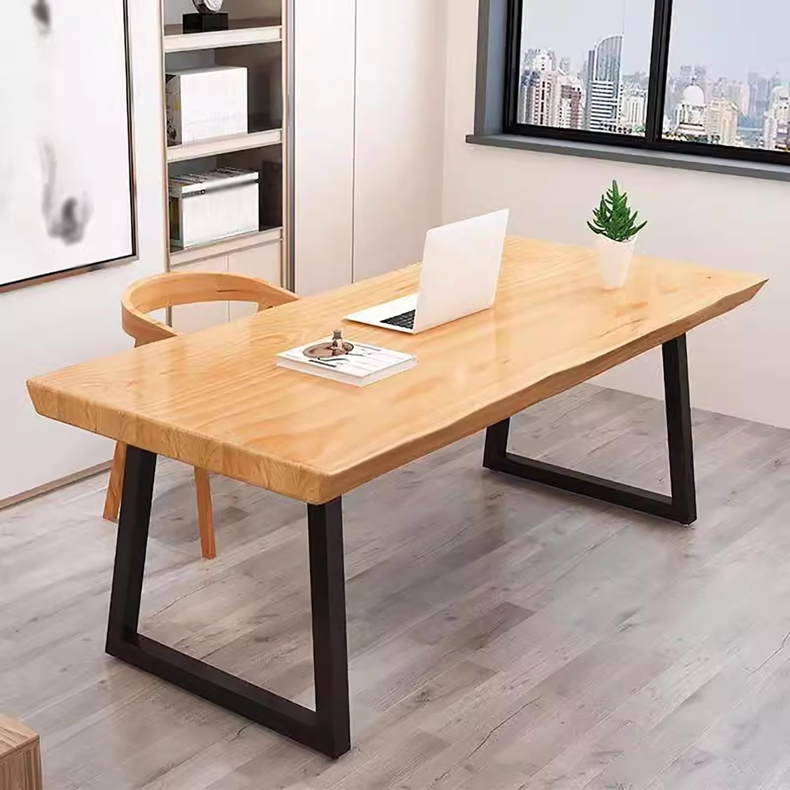 Metalowe nóżki meblowe, Nogi do biurek z wytrzymałego metalu, rustykalne nogi stołu Decory, żelazo DIY, nowoczesne, industrialne, zestaw 2 szt(72x40cm)
