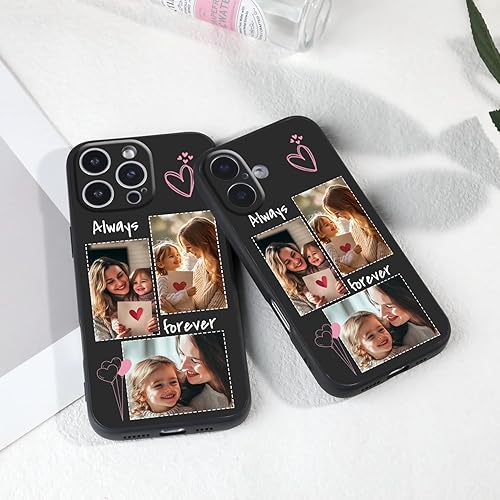 Miniatura 3 de Funda de teléfono con imágenes personalizadas para iPhone 16, 15, 14, 13, 12, 11 Pro Max Plus XR X 8 7 6, funda de fotos personalizada de silicona