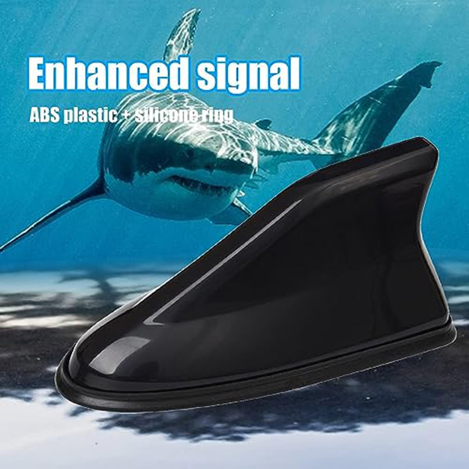 Antenna Auto Squalo Pinna,per Suzuki S Cross Scross 2014-2025 2026 Segnale Radio AM FM Potenziato Aerodinamica Base Adesiva ABS Ricambio Esterno Sportivo,B