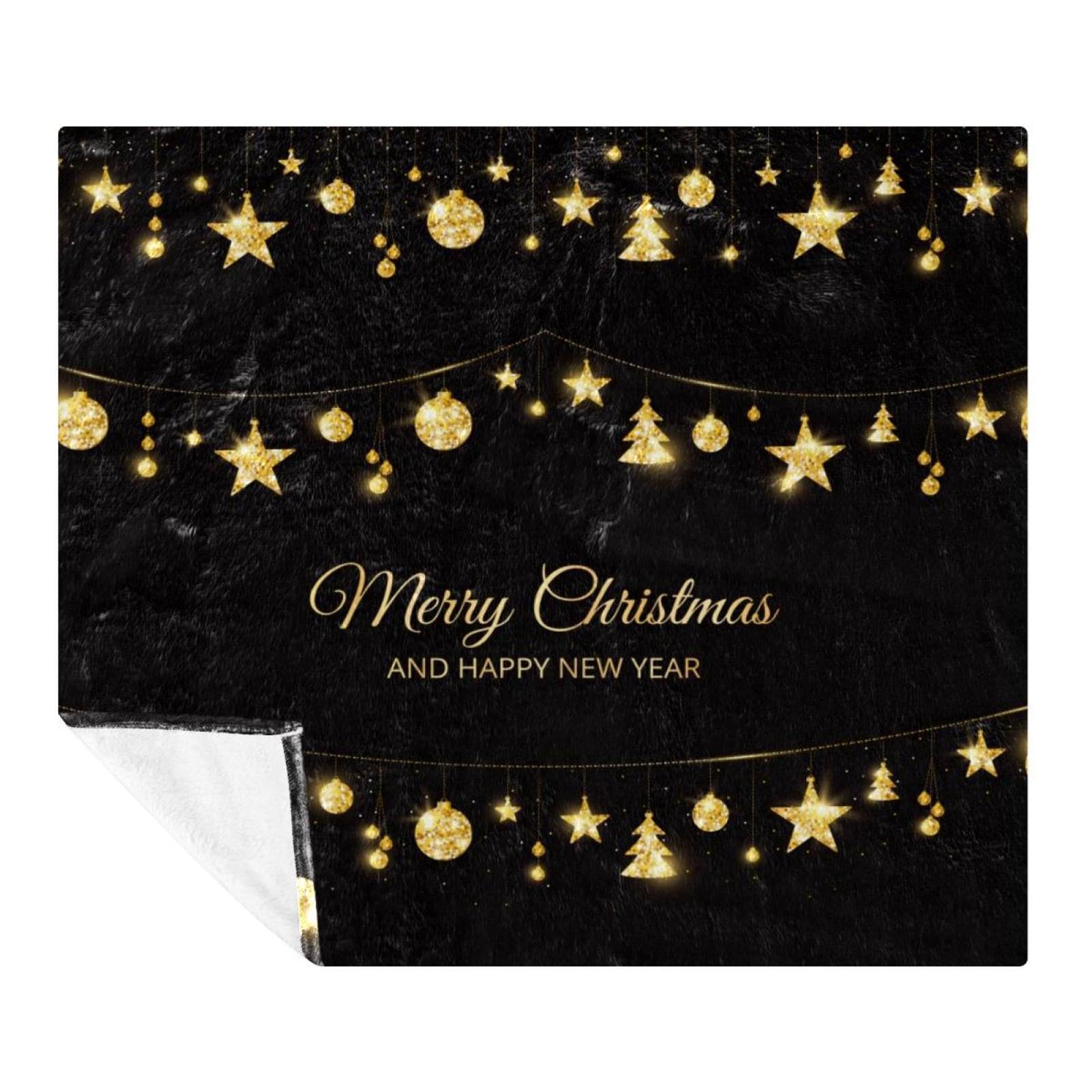 Couverture de Noël douce plaid polaire microfibre légère adultes et enfants