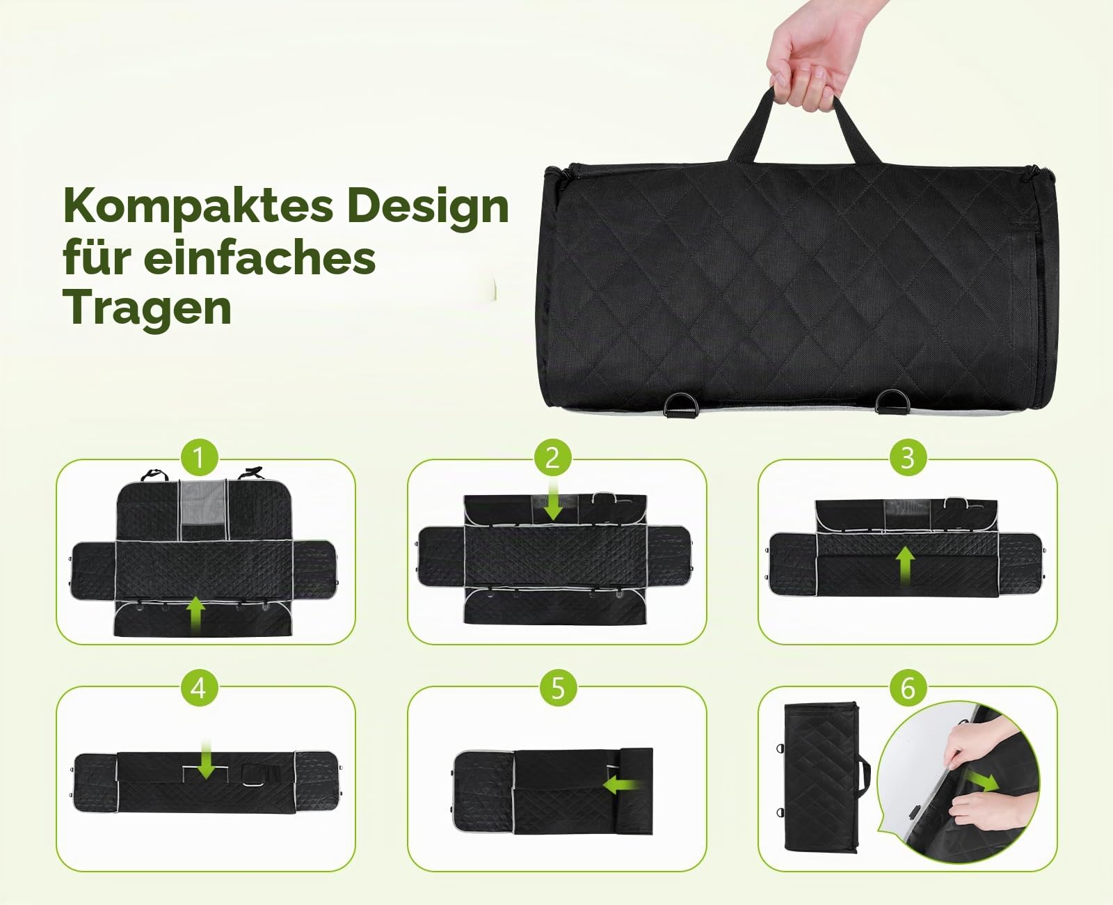 pecute Hundedecke Auto Rückbank 136 * 146 cm, Rücksitz mit Seitenschutz & Sichtfenster, Autositzbezug für Hunde, kofferraumschutz Hund, Kratzfeste & Wasserabweisende