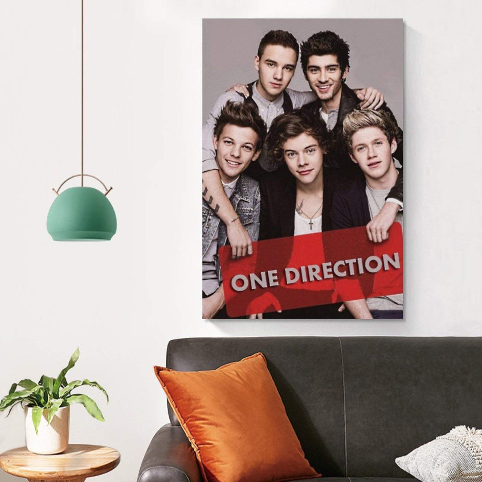 Red One Direction Poster One Direction Poster On Wall DAYOBOB One Direction Poster Album Cover