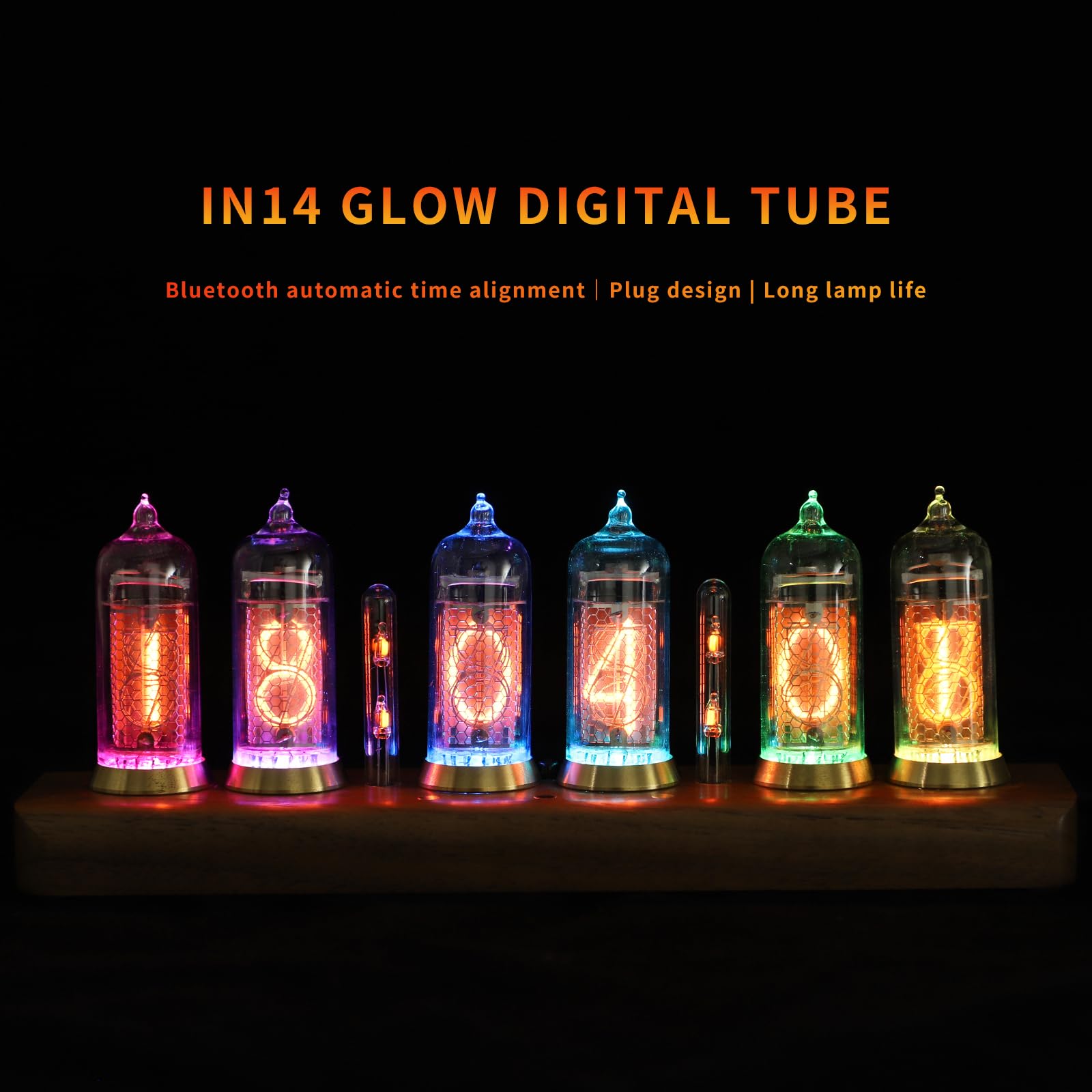 Amazon.co.jp: Itigoitie Nixie時計、True IN-14 Nixieチューブ