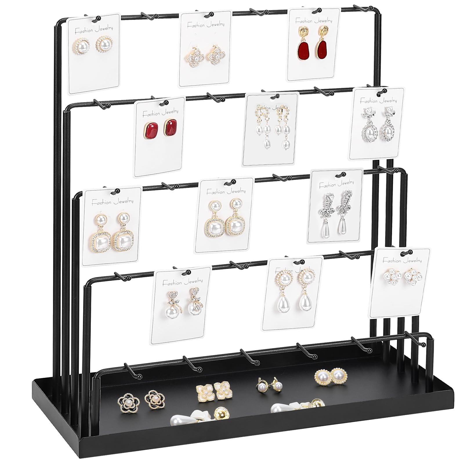 Tongyuyan Earring Stand,30 Hooks Earring Display,Jewelry Display,Earring Display Stands for Selling,15